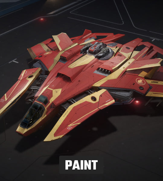 Paints - F8C - Auspicious Red Rat Paint - Star Citizen