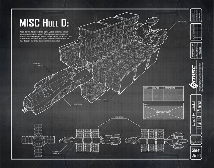 Buy Hull D LTI - Standalone Ship for Star Citizen