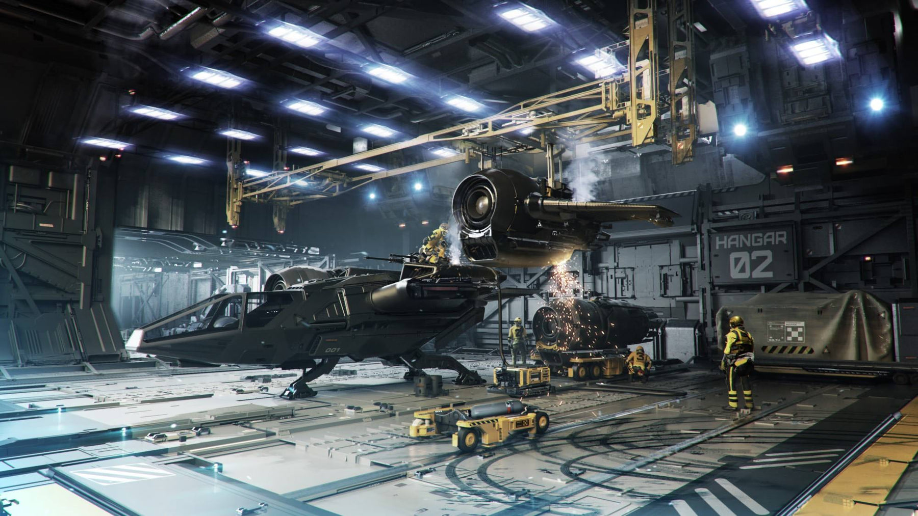 Internal hangar