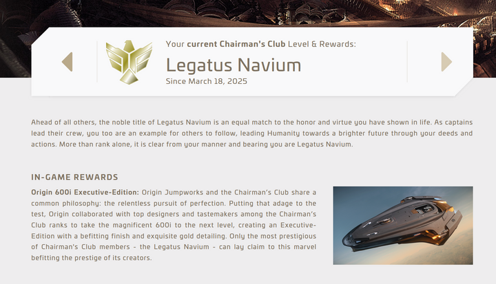 Legatus Navium Concierge Level