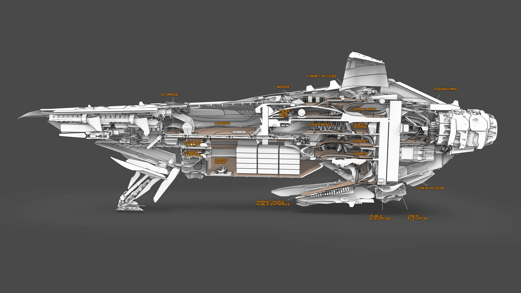 Banu Merchantman trade-route flight profile