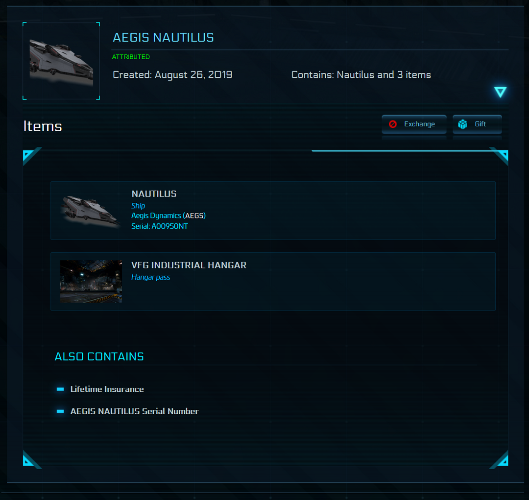 Nautilus - Original Concept LTI with Serial Stamp (SALE)