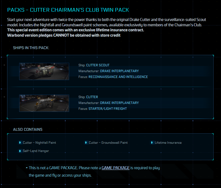 Cutter Chairmans Club Twin Pack - Original Concept LTI