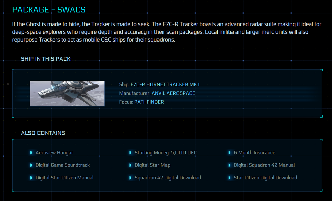 SWACS 6M Contents