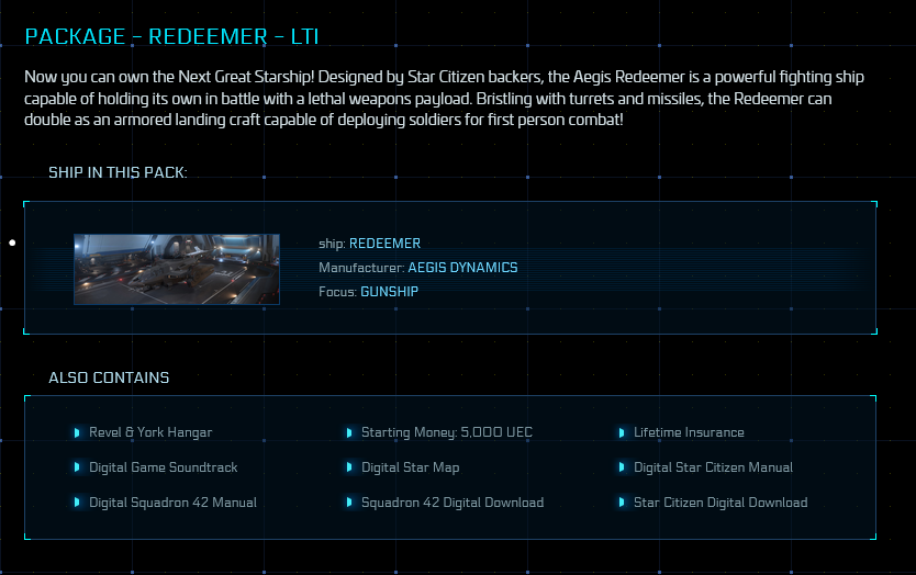 Package - Redeemer - LTI
