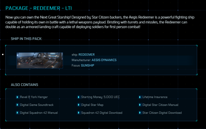 Package - Redeemer - LTI
