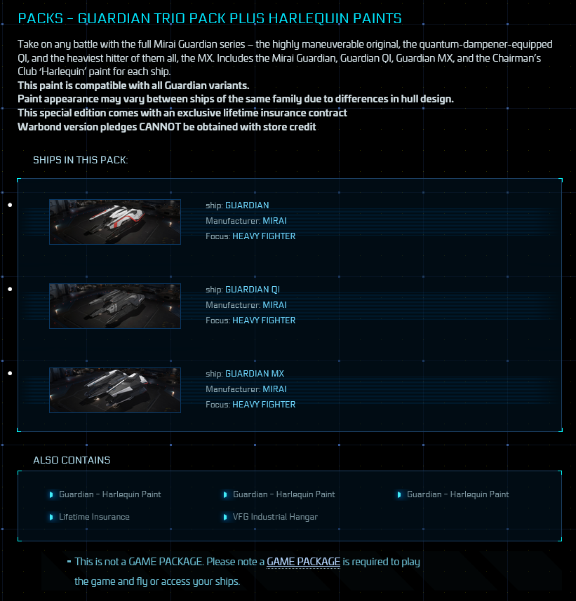 Guardian Trio Pack plus Harlequin Paints ( QI / MX / Base ) - Original Concept LTI