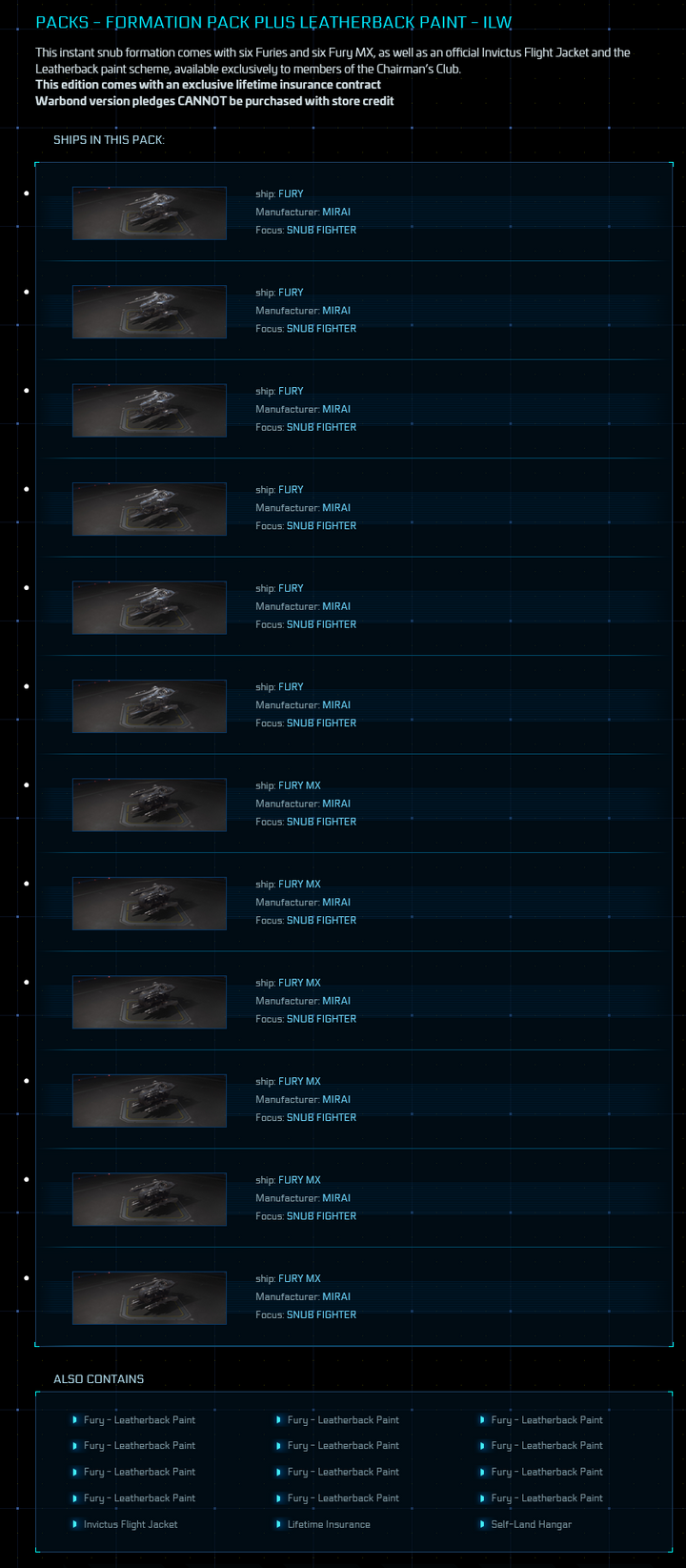 Fury Formation Pack with Leatherback Paints ( 6x Fury + 6x Fury MX ) ILW - Original Concept LTI