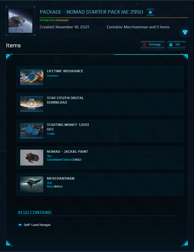 Merchantman - LTI Game Package