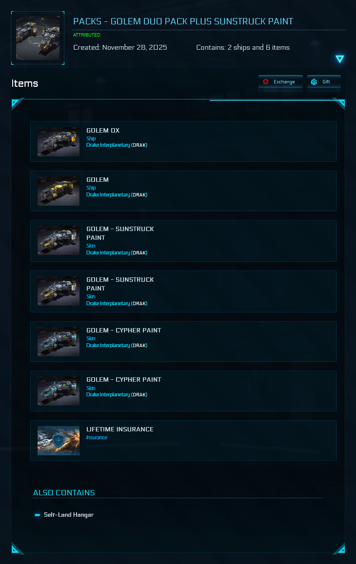 Golem Duo Pack plus Sunstruck and Cypher Paints - Original Concept LTI