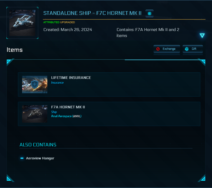 F7A Hornet MK II + pintura Ironscale - LTI (OFERTA)