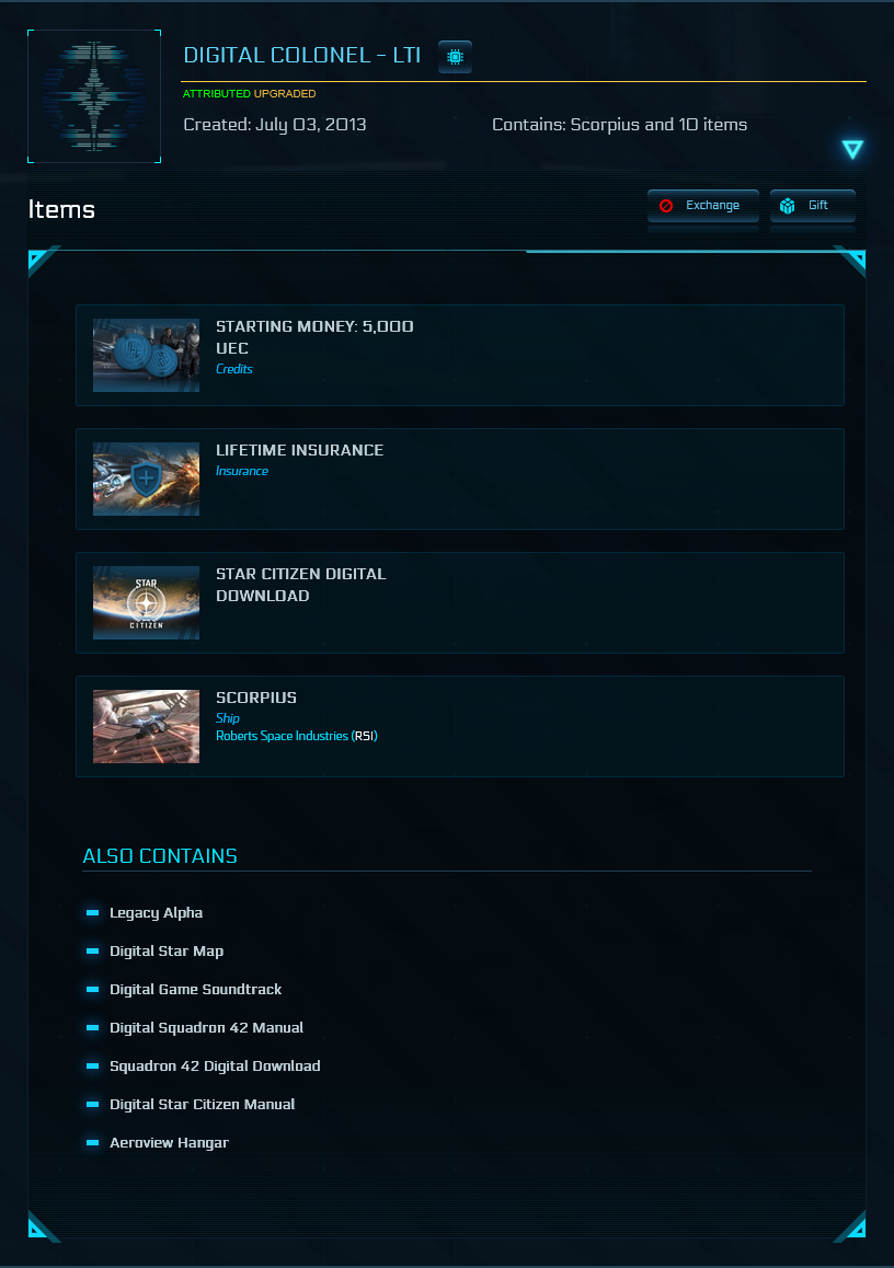 Digital Colonel - LTI upgraded to Scorpius