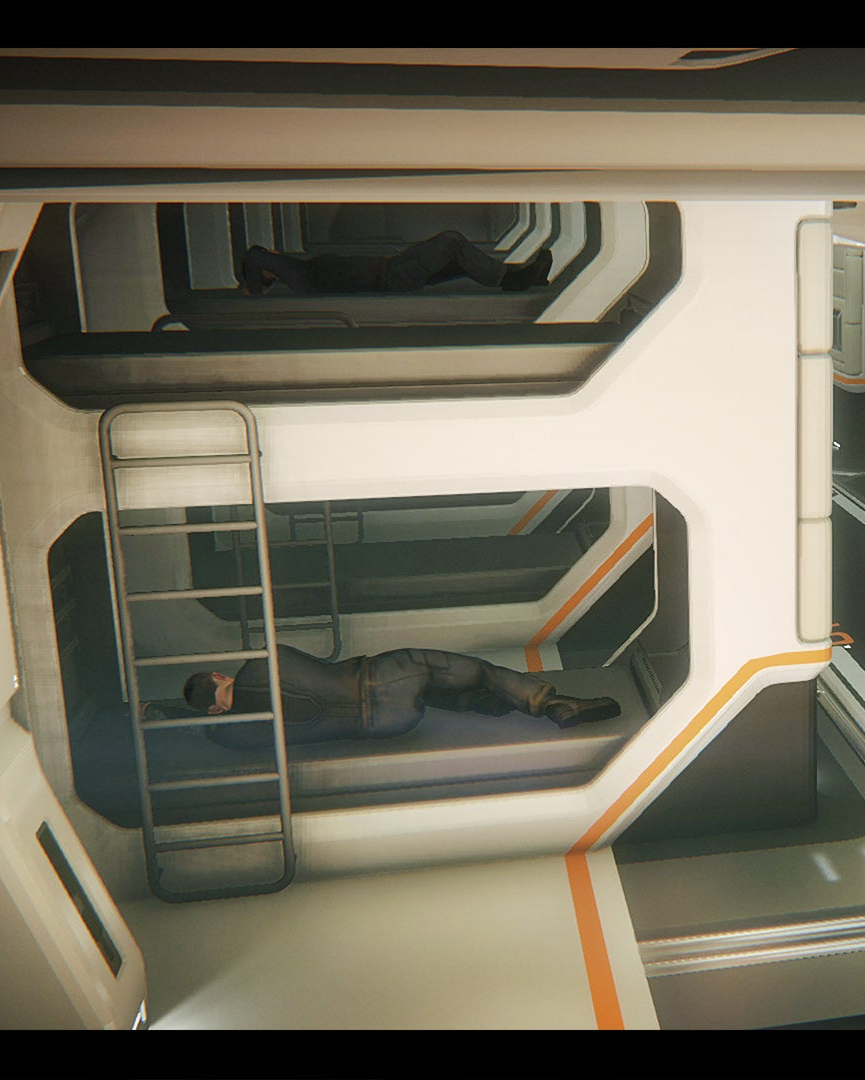 Command bridge aboard the Aegis Idris