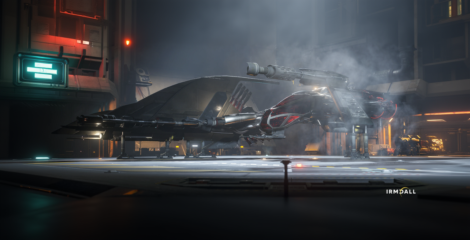 Vanduul ship cinematic visual
