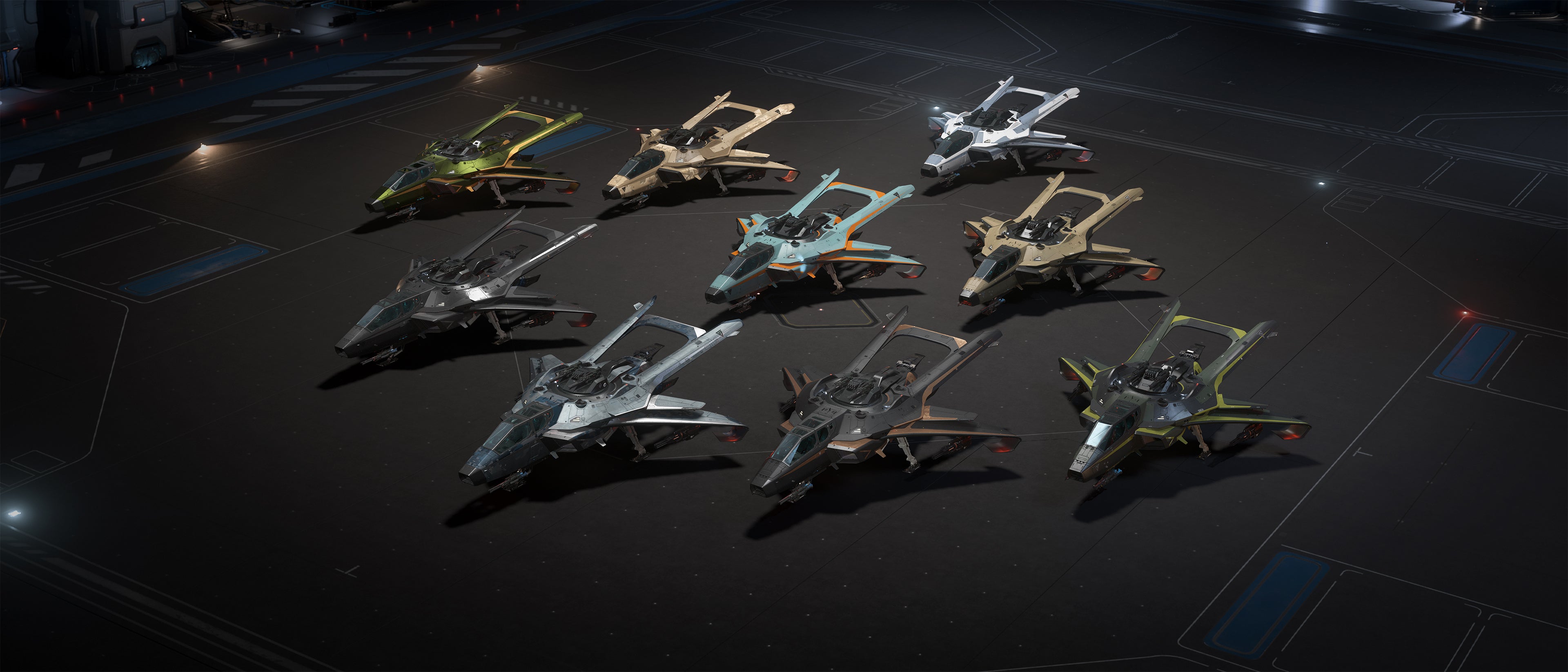 F7 Hornet MKII 9 Paint Pack - Star Citizen – The Impound