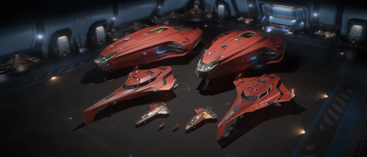 Paints - Auspicious Red Dragon and Dog Paint Pack - Star Citizen