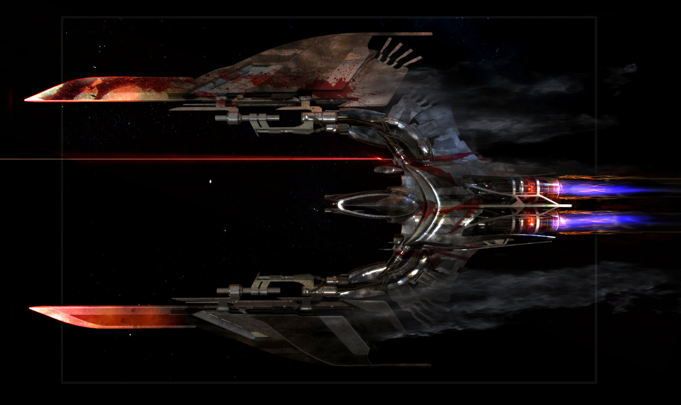 Glaive twin blade visual profile