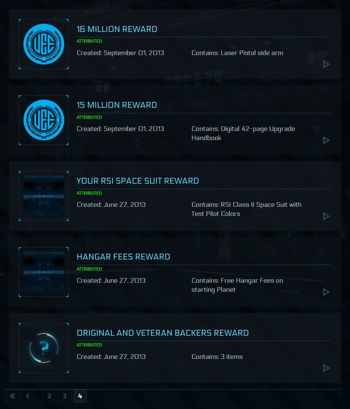 Star Citizen Kickstarter Original Backer Account – Historic Milestone & Collector Rewards