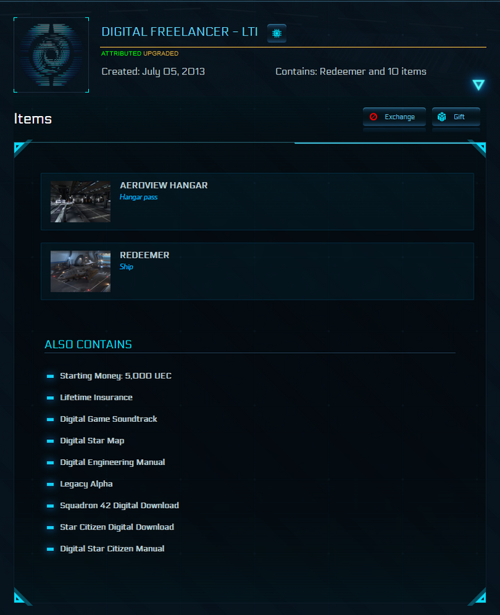 Digital Freelancer Package w/ Redeemer upgrade - LTI Game Package