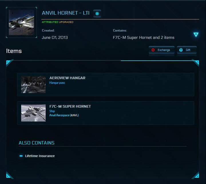 Hornet LTI upgraded to F7C-M Super Hornet - Original Concept LTI