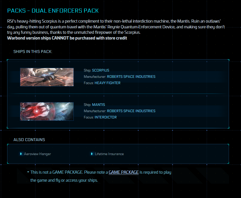 Dual Enforcers Pack (Scorpius + Mantis) - Original Concept LTI