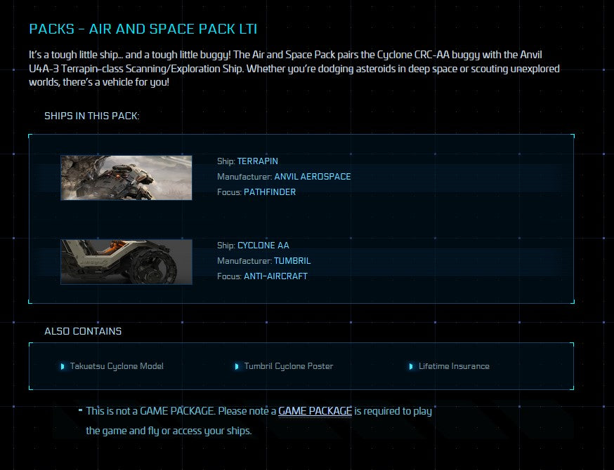 Air and Space Pack (Terrapin + Cyclone AA) - Original Concept LTI