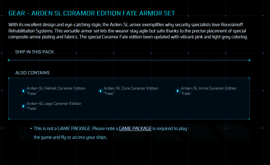 F7 Hornet Mk II Heartseeker Upgrade Kit + Arden-SL Fate Armor