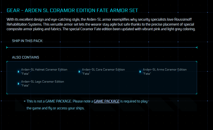 F7 Hornet Mk II Heartseeker Upgrade Kit + Arden-SL Fate Armor