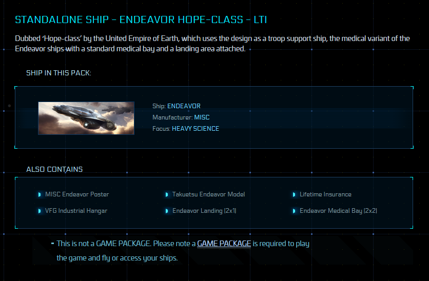 Endeavor Hope Class - LTI