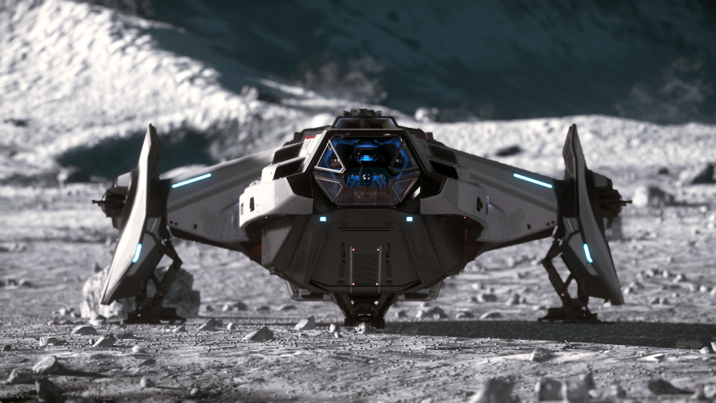 Carrack Front Top Space