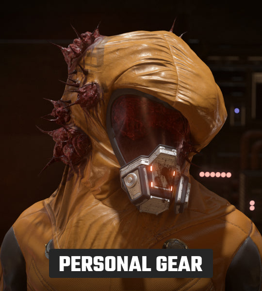 Buy Explosive Orange Lost Plague Helmet for Star Citizen