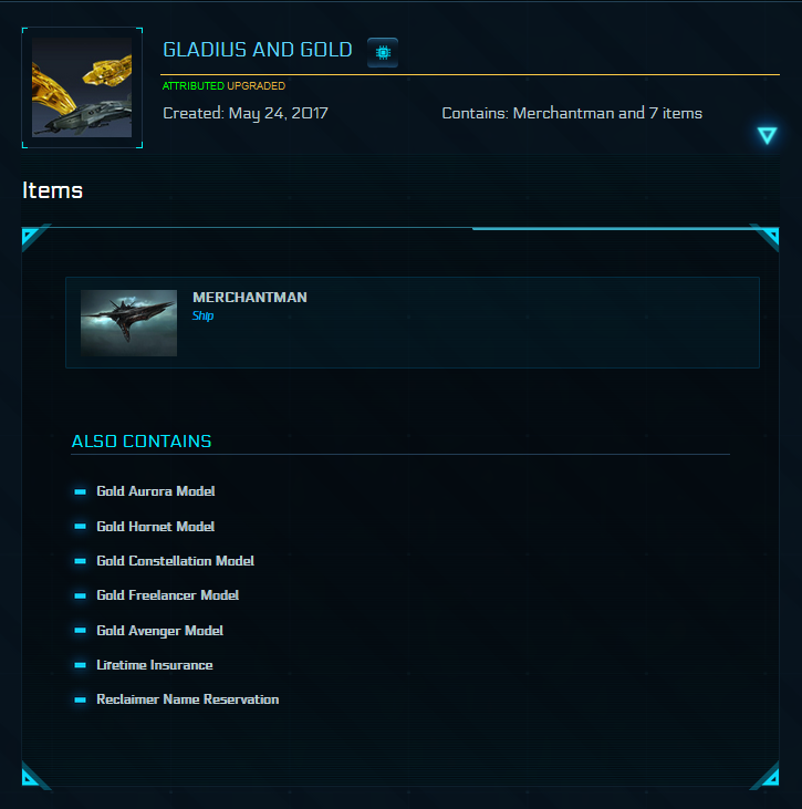 Star Kitten Dragonfly / F8C Lightning / Carrack Exp / Reclaimer BIS / BMM / Star Citizen Account