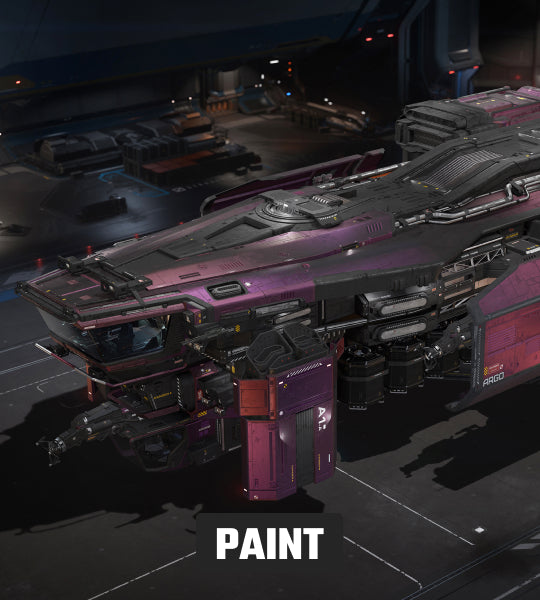 Inspired by the traditional colors of Coramor, the Lovestruck livery offers a stylish metallic pink and black paint scheme for your Mole.