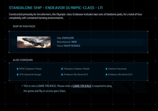 Endeavor Olympic Class - LTI