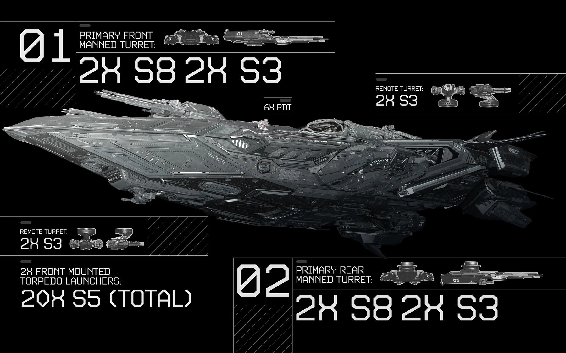 RSI Perseus weapon systems specification