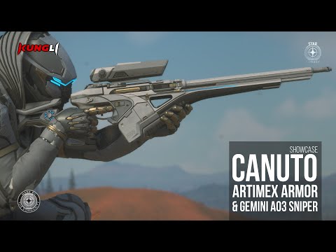 Quirinus Tech Artimex "Canuto" Armor and Sniper Rifle Set