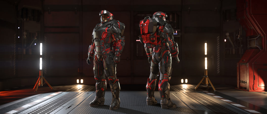 Buy CDS ADP-mk4 “Red Alert” Armor & Shotgun Kit for Star Citizen