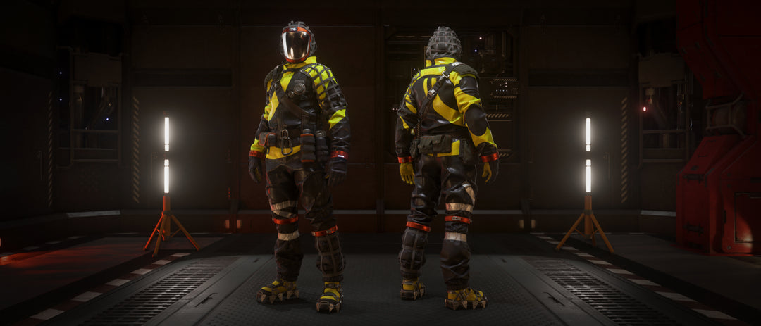 TruBarrier Hazard Suit and Mask - Dark Biohazard