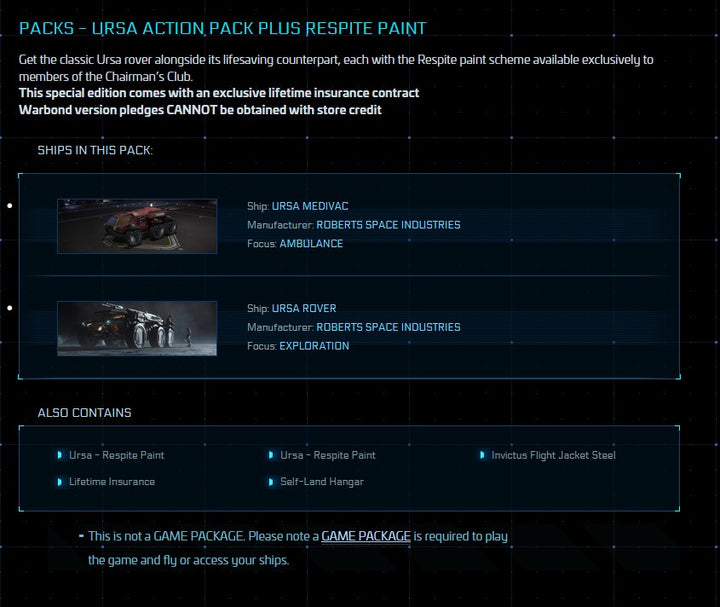 Ursa Action Pack + Respite Paints (Base + Medivac)- Original Concept LTI