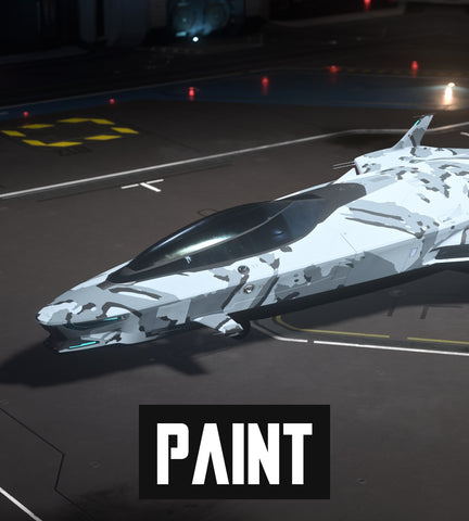 Soar like the winter winds with the Frostbite Camo paint scheme for your Origin 100 Series ships.