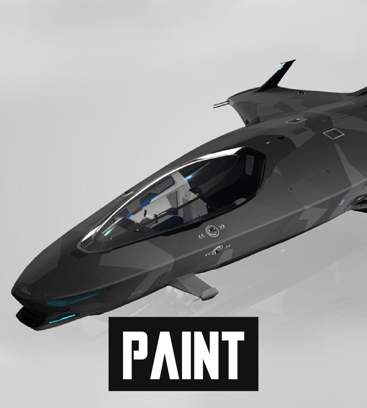 Customize your Origin 100 series ship with this intimidating grey camo color scheme.