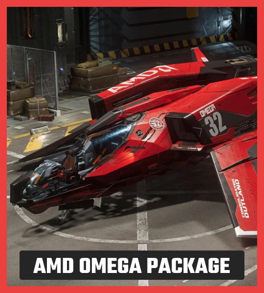 STAR CITIZEN SHIP - MUSTANG OMEGA - GAME PACKAGE AMD NEVER SETTLE SPACE  EDITION