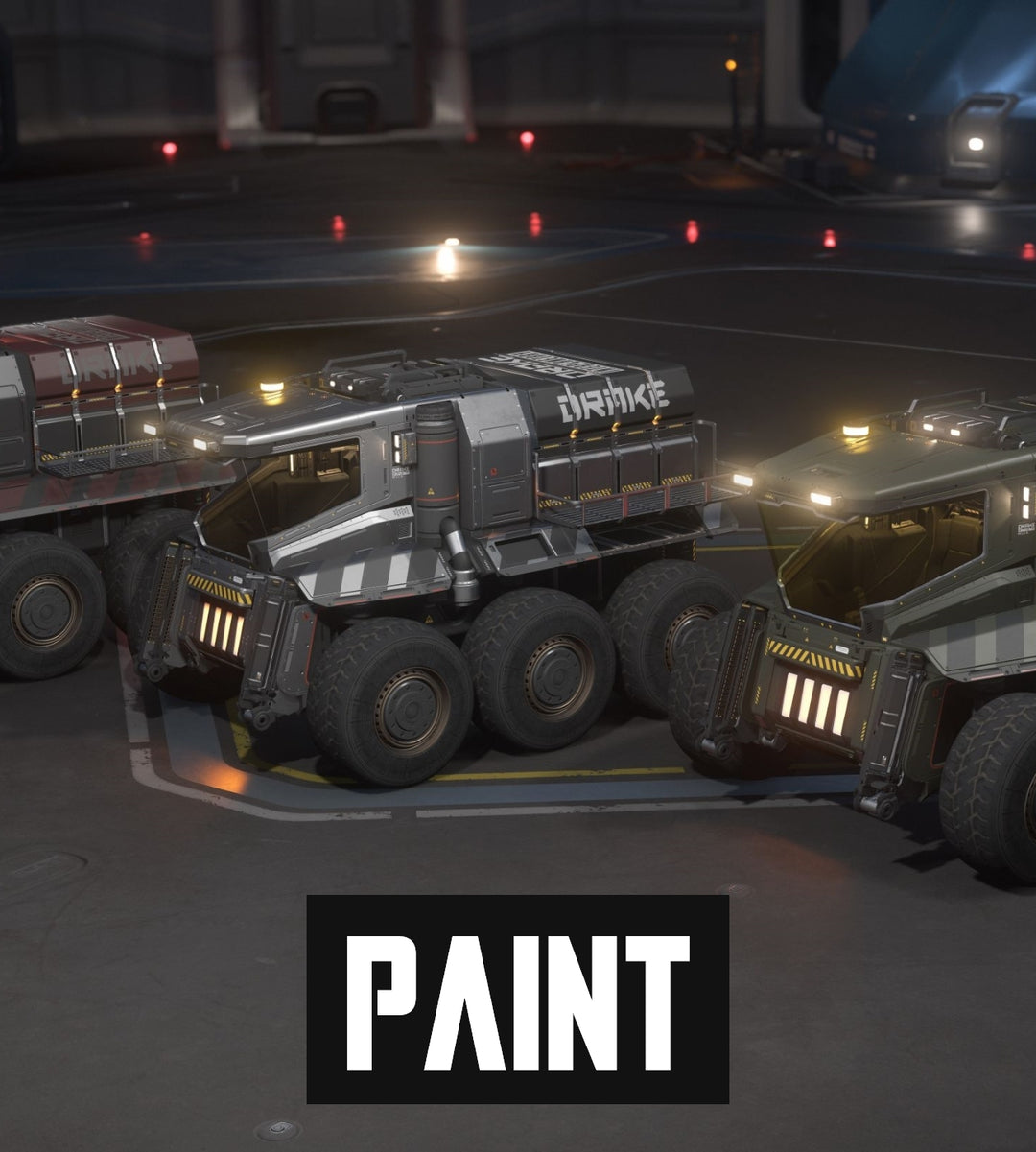 Grab the Reburn, Bushwacker, and Chairman’s Club exclusive Smokestack paint schemes for your Drake Mule and stand out while snagging all the best contracts out there.