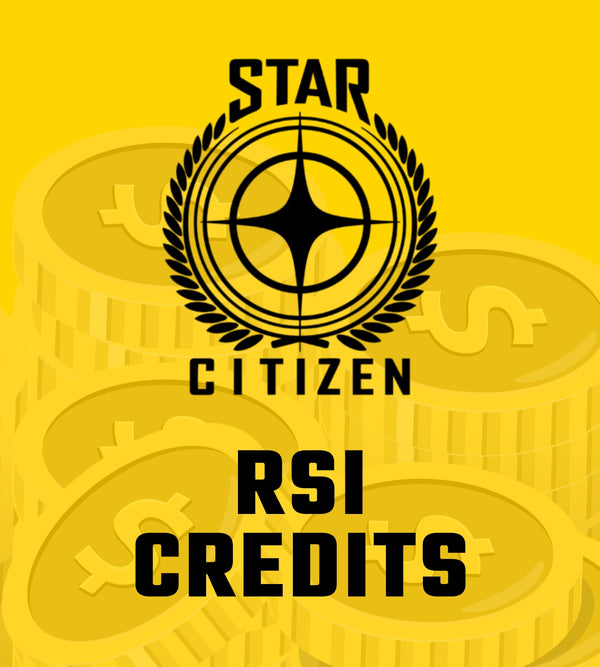 RSI Credits pack allows you to top up your Star Citizen account with cheap RSI credits. Credits that we sell are normal $ RSI currency that can be used to buy ships, upgrades and items from the RSI webstore. Credits are sent in a form of a ship. Once you receive the ship, simply melt it into credits. 