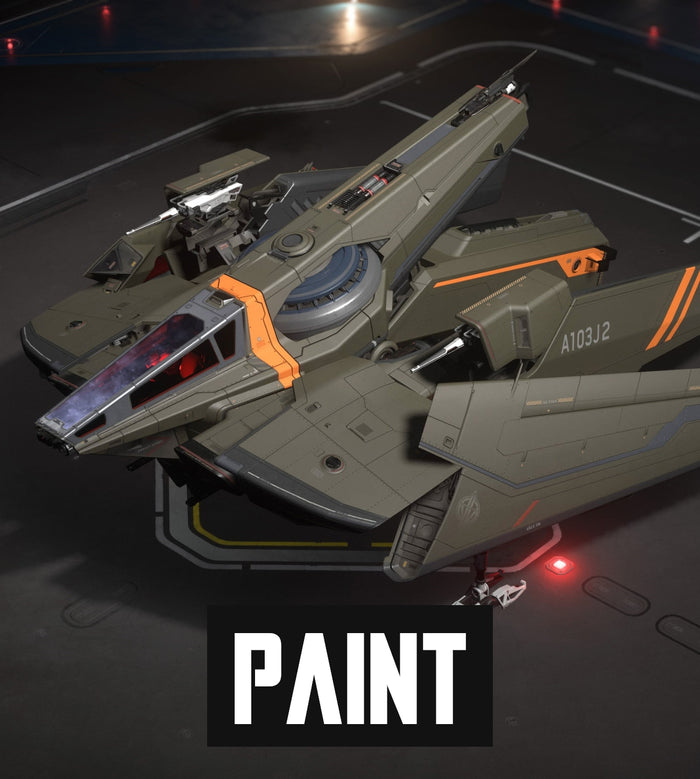 Customize your Anvil Hawk with the Timberline paint scheme that's olive green with orange accents.
