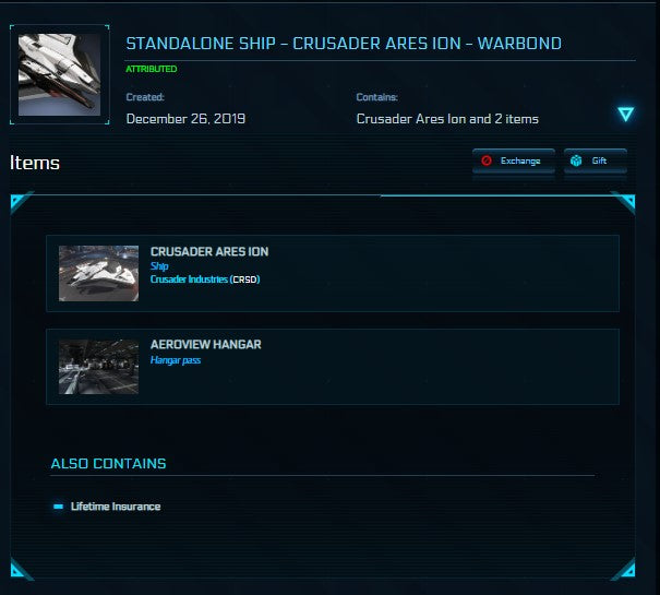 Ares Ion - Original Concept LTI