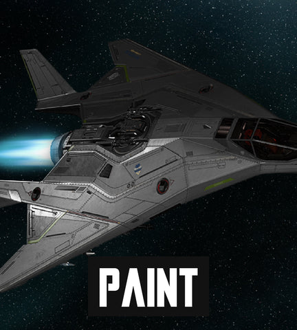 Anvils light fighter has turned the tides of countless battles throughout its history, with pilots employing its unmatched manoeuvrability to give them the edge in even the most frantic dogfights. This Metallic Grey Paint paint closely matches the livery used by active forces throughout the UEE. This paint is compatible with all Anvil Arrow variants.