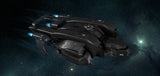 The colossal MISC Starfarer has become the go-to refueller of naval fleets across the empire and beyond since its military adaption by Aegis. This black paint gives civilian ships the same discreet appearance as the Gemini variants supporting UEE pilots across the universe. This paint is compatible with all MISC Starfarer variants.