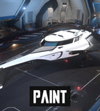 Balancing black and white, the Calacatta paint scheme for the 400i accentuates the unique shape of the ship.