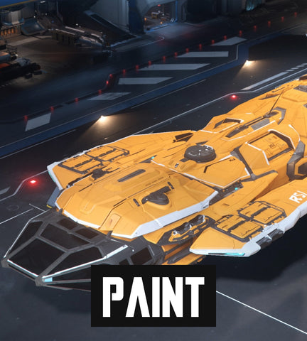 Mixing orange with black and white highlights, the Orange Heron paint scheme will help you blaze your own path through the universe. This paint is compatible with all Constellation variants.